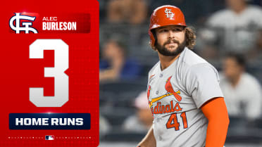Alec Burleson crushes three home runs vs. Yankees