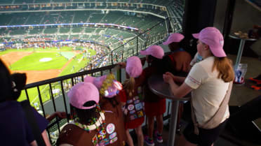 Girl Scouts get to see their first game