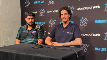 Eury Pérez on his eight-strikeout shutout