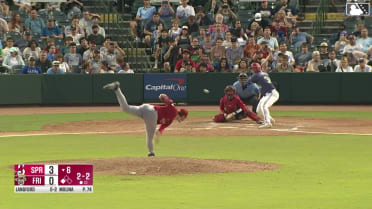 Wyatt Langford's first home run in rehab outing