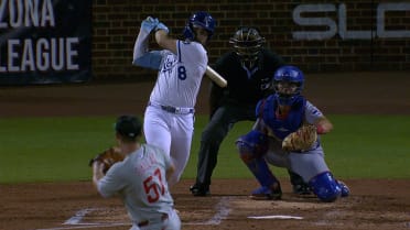 Blake Mitchell's leadoff double in the 2nd