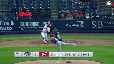 Bryan Rincon swats his 18th homer of the year