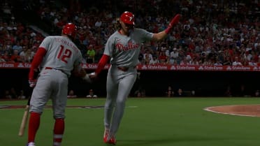 Derek Hill's RBI bunt single