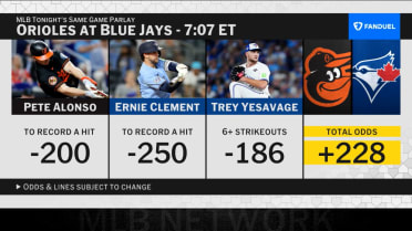 FanDuel Same Game Parlay: Orioles vs. Blue Jays