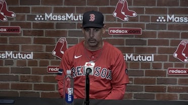 Alex Cora discusses the Red Sox's 9-7 win 