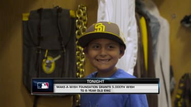 Six-year old Eric's Padres debut