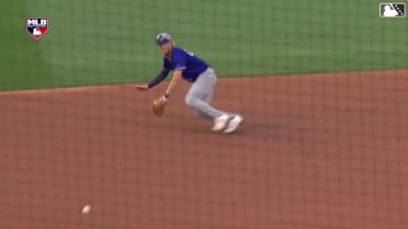 Ben Ross makes nice sliding stop