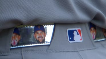 Nolan McLean's belt and cleats for Players' Weekend