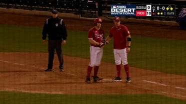 Gabe Swansen's two-run single 