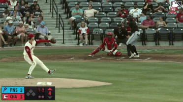 Dillon Lewis homers (17) on a fly ball to right center field.