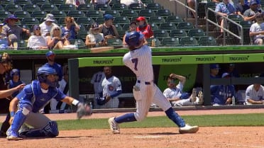 James Triantos' three-hit day