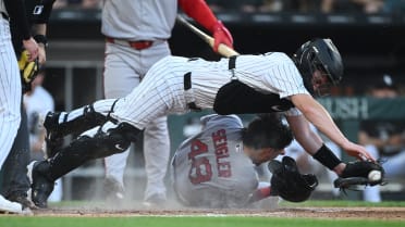Anthony Seigler scores on wild pitch 
