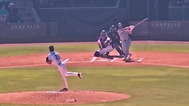 Aaron Parker's first Fall League home run