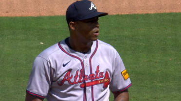 Raisel Iglesias strikes out Bobby Witt Jr.
