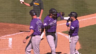 Kyle Karros' two-run home run