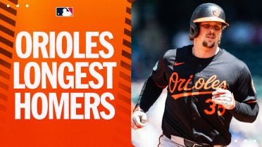 Orioles' longest homers of 2025