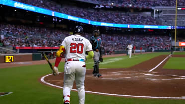 Marcell Ozuna collects his second RBI single