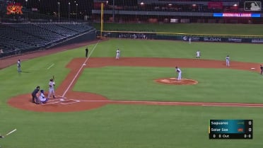 Luke Adams' RBI double