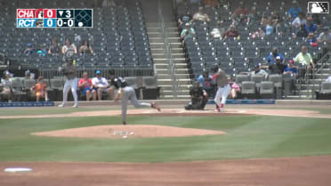 Raudi Rodriguez homers (12) on a fly ball to left field.
