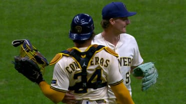 Shelby Miller's great throw seals Brewers' win