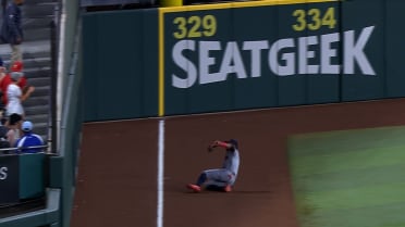 Angel Martínez's sliding catch