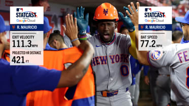 Ronny Mauricio hits 111.3 mph, 421-foot home run