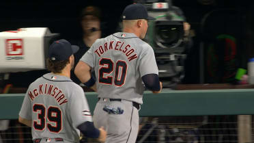 Spencer Torkelson's sliding stop