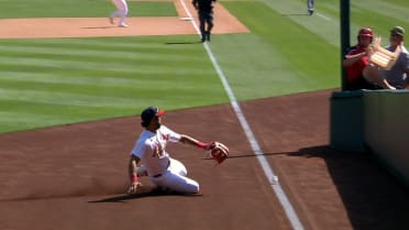 Freddie Freeman foul ball overturned to double