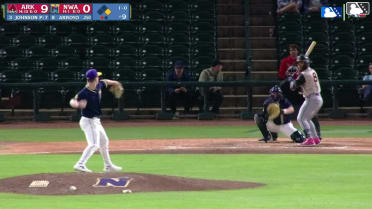 Michael Arroyo swats his fifth homer of the season 