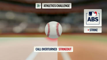 Hogan Harris K's Brett Baty after ABS challenge