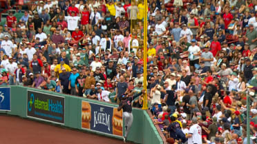 Trevor Story homers following review