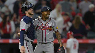 Raisel Iglesias gets the save 