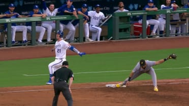 Mark Canha's RBI forceout 