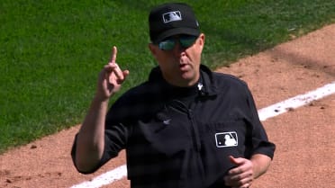 Colson Montgomery hits a home run after review