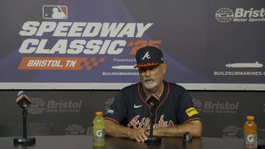 Brian Snitker on Eli White's homers, Waldrep