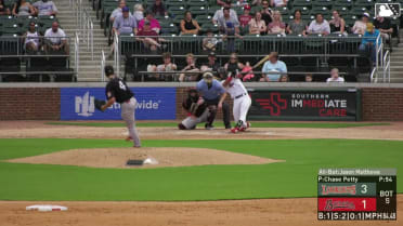 Chase Petty's fifth strikeout