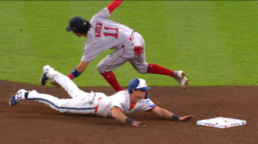 Jake Meyers out at 2nd after review