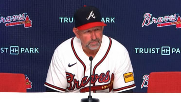 Walt Weiss discusses the Braves 5-2 loss