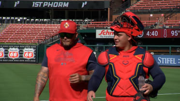 Yadier Molina returns as a guest coach