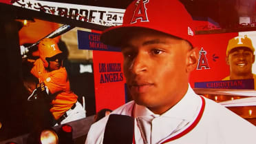 Angels call up Christian Moore