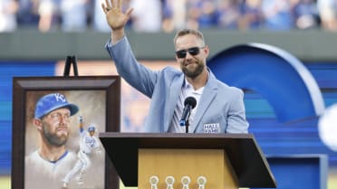 Alex Gordon inducted into the Royals' Hall of Fame 