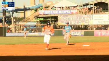 Joseph Sullivan's first Double-A home run