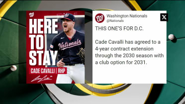 MLB Tonight discusses Cade Cavalli's extension