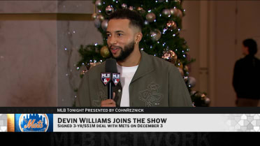 Devin Williams talks signing with the Mets, more