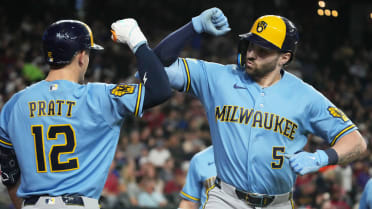 Garrett Mitchell's two-run homer (8)