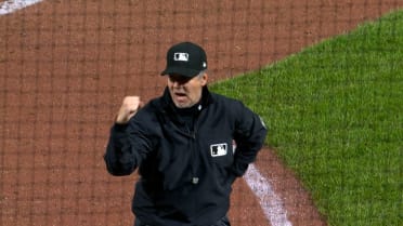 Jake Mangum throws out CJ Abrams after review