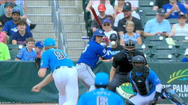 Daulton Varsho's two-run double