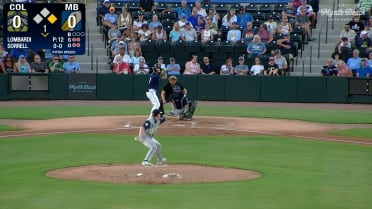 Caden Sorrell's career-high five RBIs on three hits 