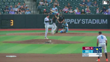 Peyton Fosher Swinging Strike (Blocked) to Eric Bitonti