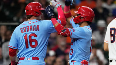  Masyn Winn pega su pirmer HR